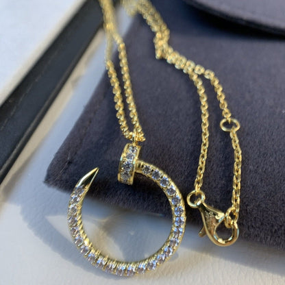 [Lumi Jewels]JUSTE NECKLACE GOLD DIAMONDS