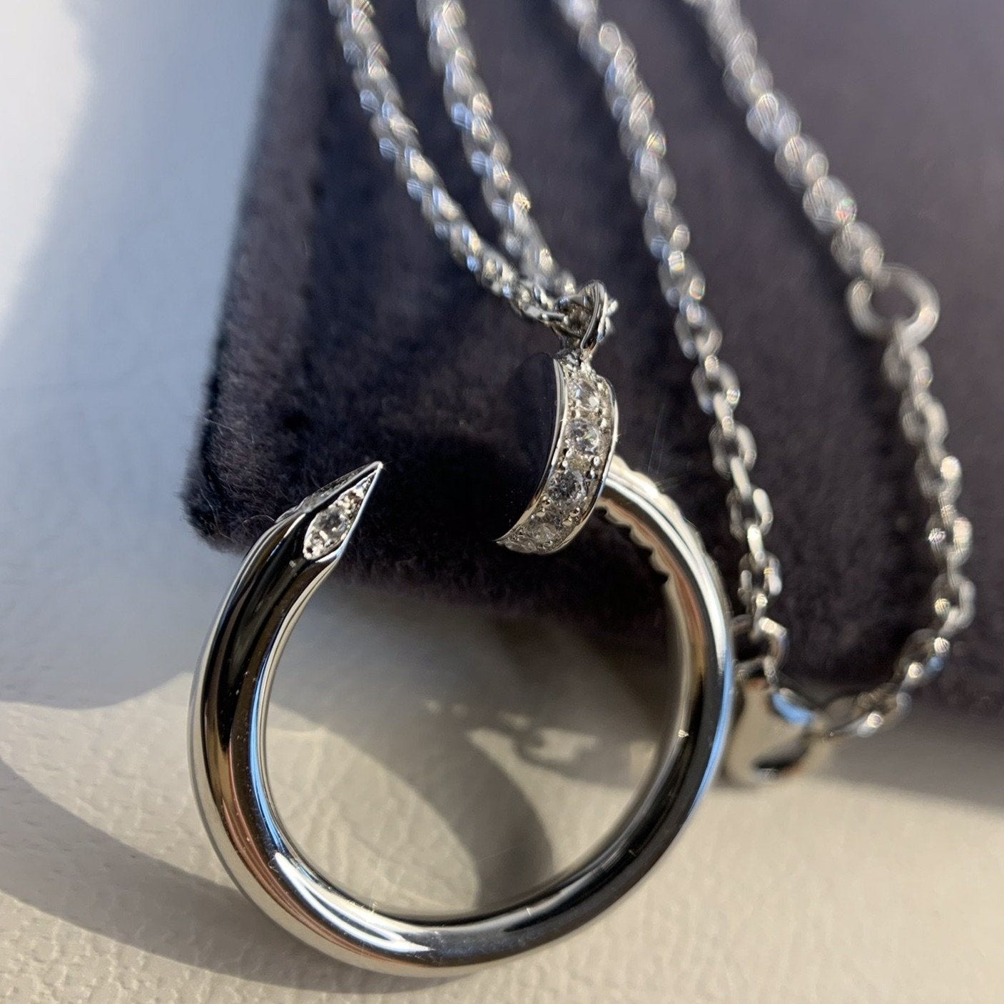 [Lumi Jewels]JUSTE NECKLACE SILVER