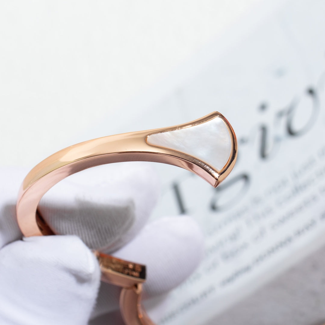 [Lumi Jewels]DREAM BRACELET OPEN PINK GOLD MOP