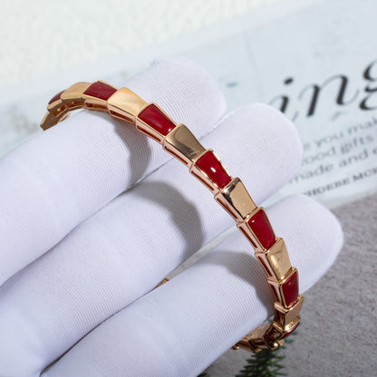 [Lumi Jewels]SERPENTI BRACELET PINK GOLD RUBELLITE