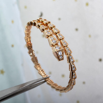 [Lumi Jewels]SERPENTI BRACELET 6.8MM PINK GOLD DIAMOND