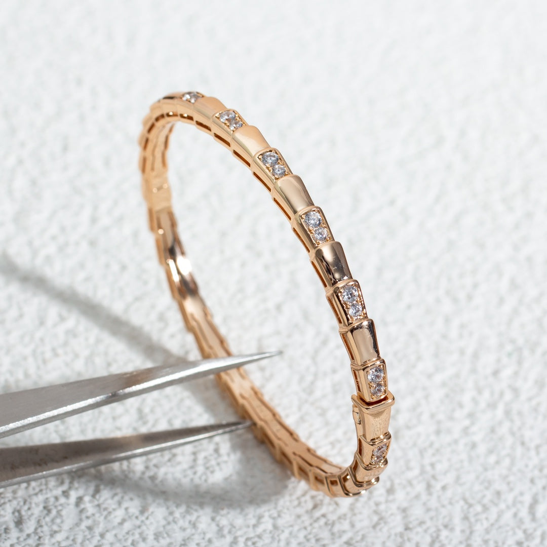 [Lumi Jewels]SERPENTI BRACELET PINK GOLD DIAMOND