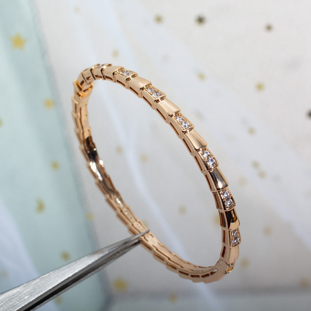[Lumi Jewels]SERPENTI BRACELET PINK GOLD DIAMOND