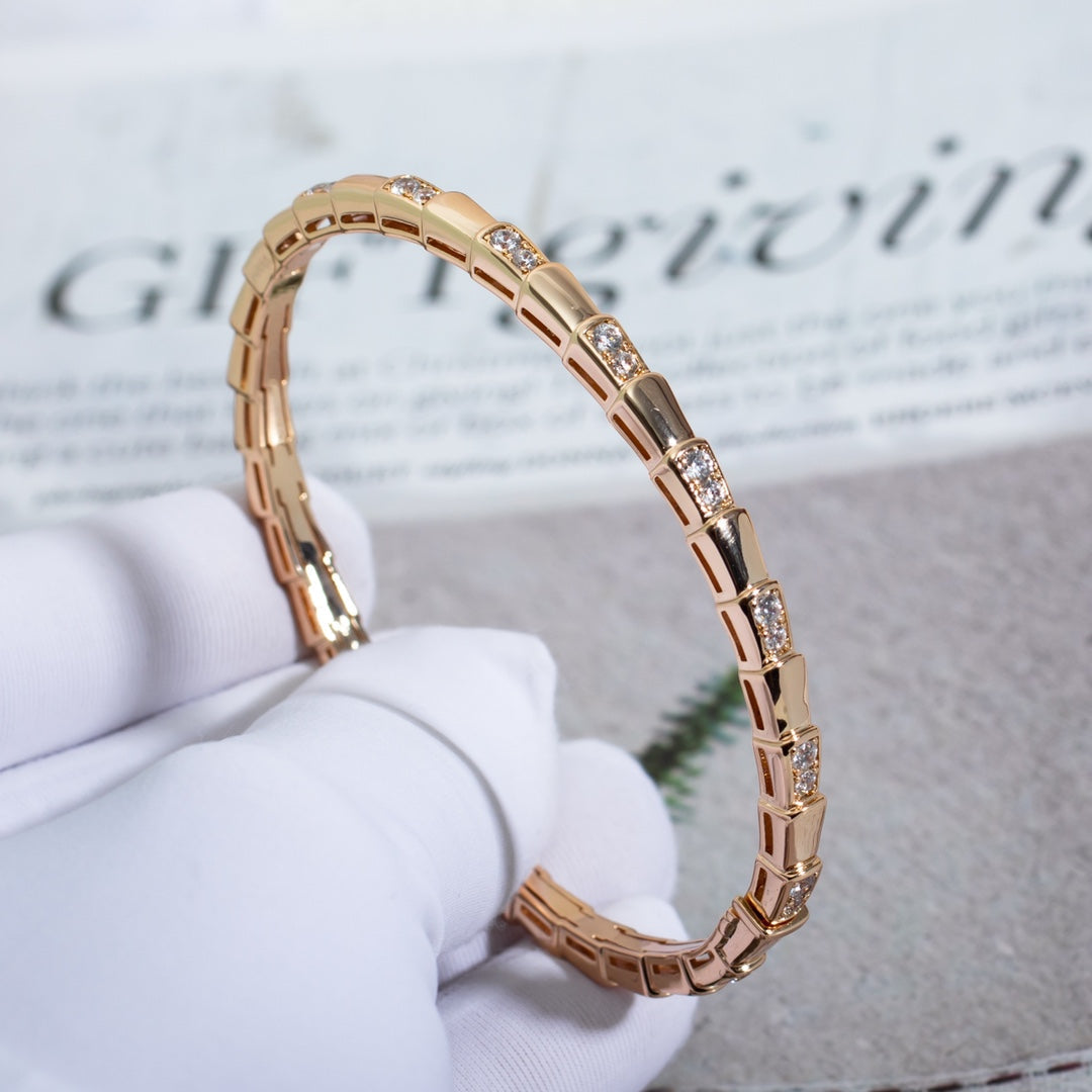 [Lumi Jewels]SERPENTI SMALL BRACELET PINK GOLD DIAMOND