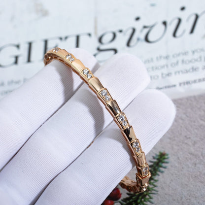 [Lumi Jewels]SERPENTI BRACELET PINK GOLD DIAMOND