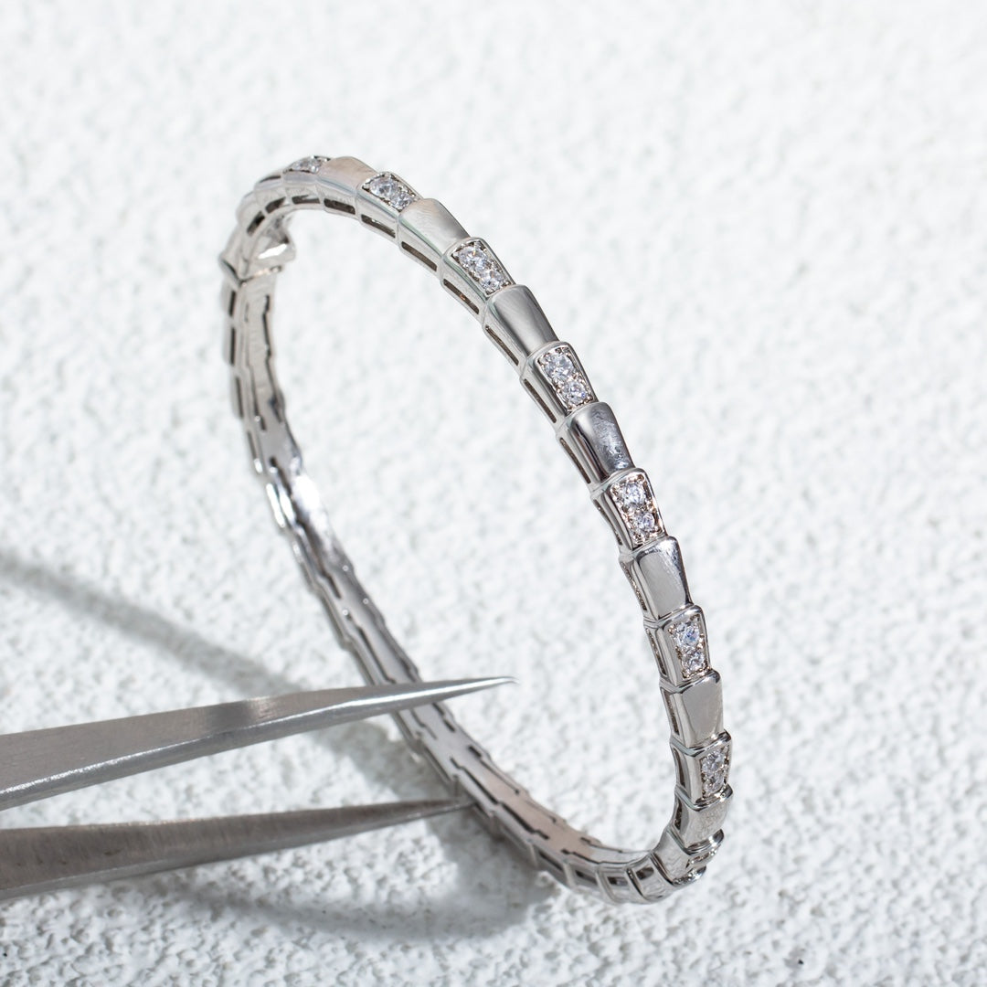 [Lumi Jewels]SERPENTI BRACELET SILVER DIAMOND