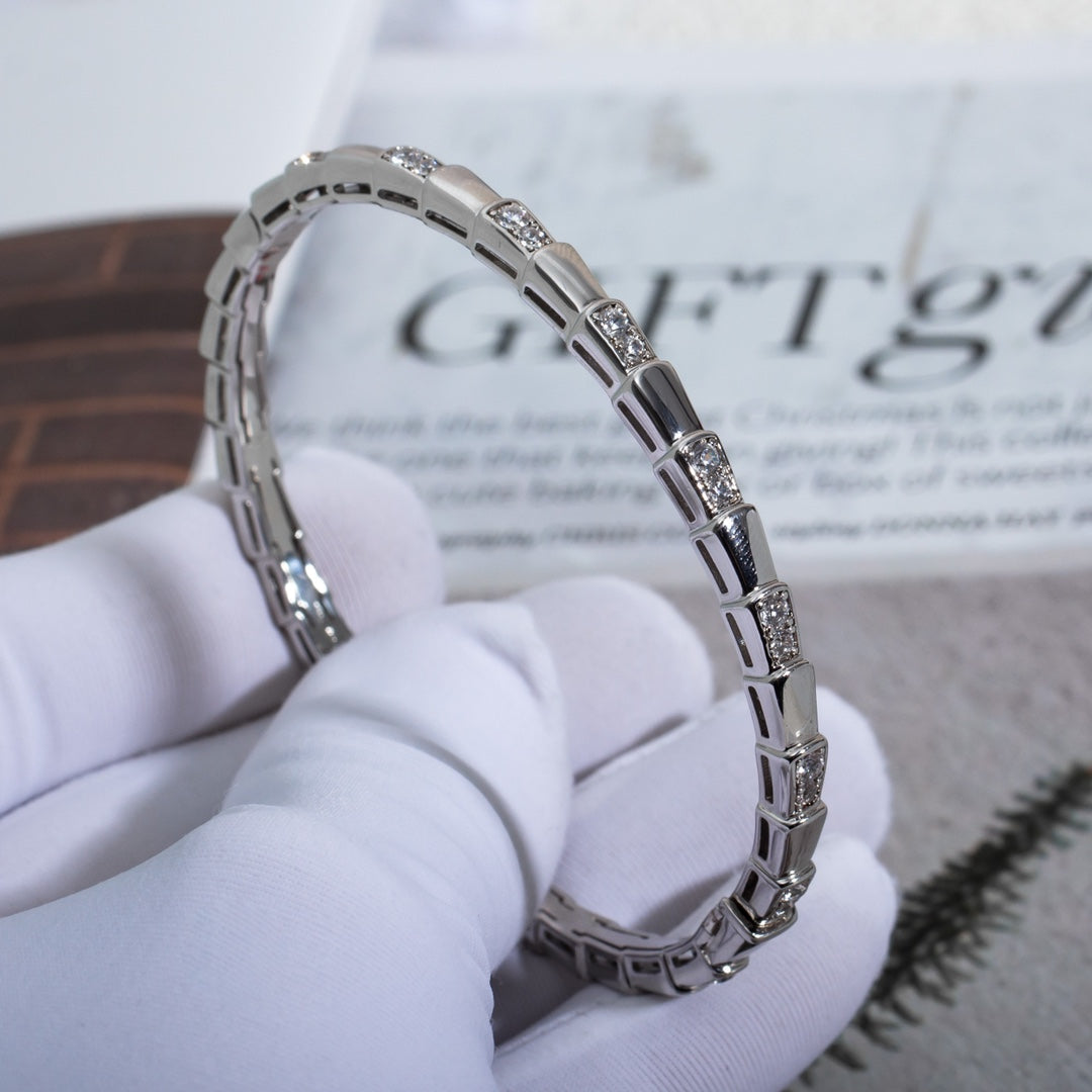 [Lumi Jewels]SERPENTI BRACELET SILVER DIAMOND