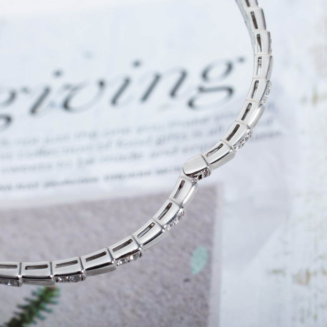 [Lumi Jewels]SERPENTI BRACELET SILVER DIAMOND