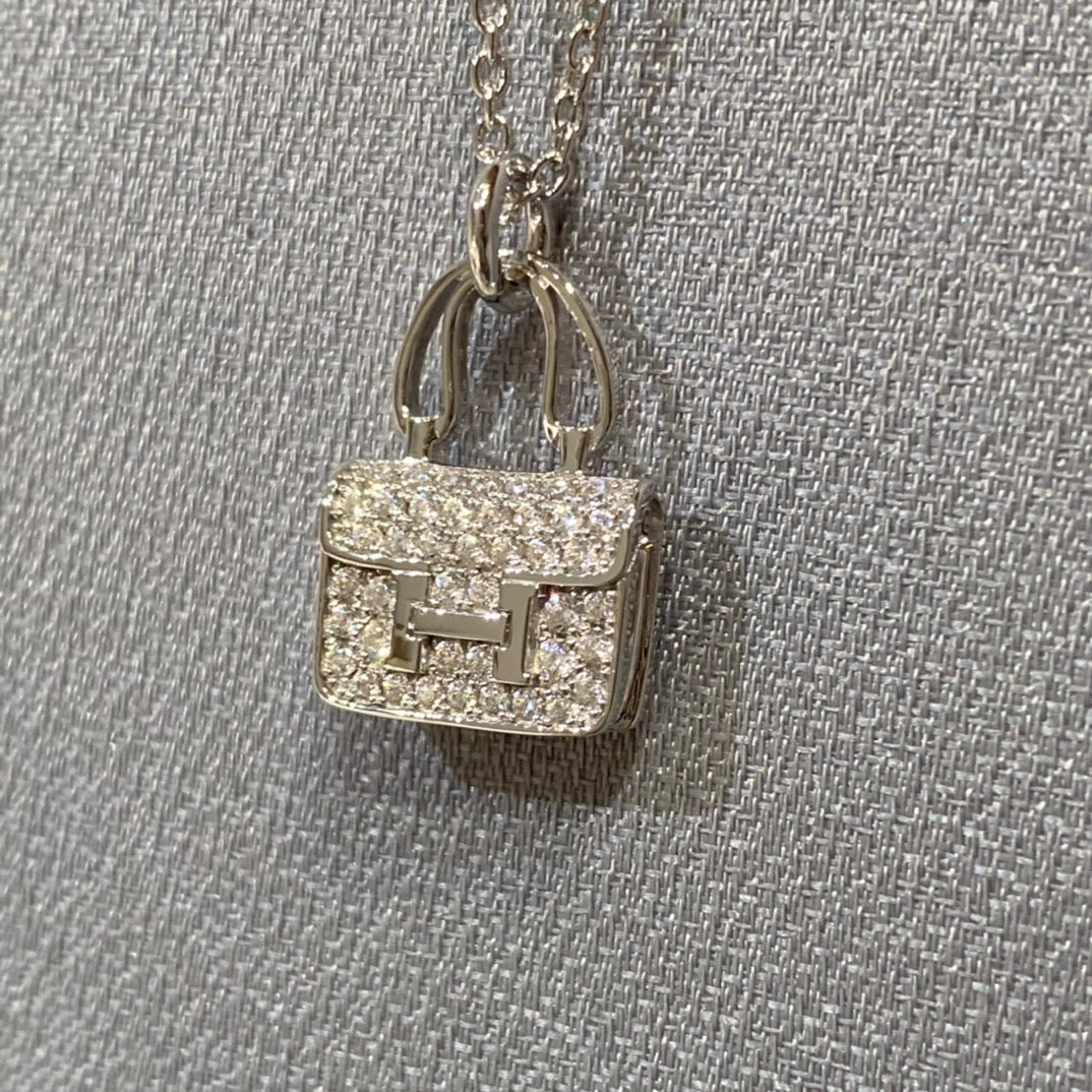 [Lumi Jewels]CONSTANCE PEDANT DIAMOND NECKLACE