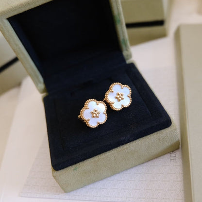 [Lumi Jewels]LUCKY WHITE MOP EARRINGS