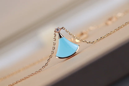 [Lumi Jewels]DREAM NECKLACE TURQUOISE PINK GOLD
