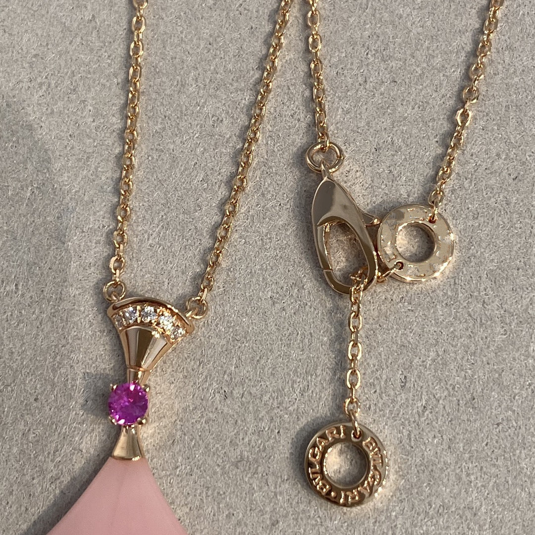 [Lumi Jewels]DREAM NECKLACE PINK OPAL