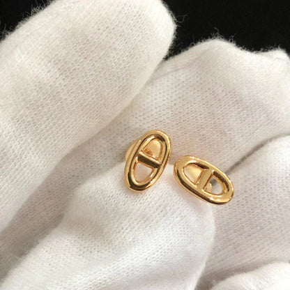 [Lumi Jewels]CHAINE SMALL EARRINGS GOLD AND SILVER