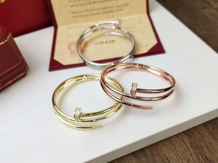 [Lumi Jewels]JUSTE BRACELET 3.5MM DOUBLE ROW DIAMOND