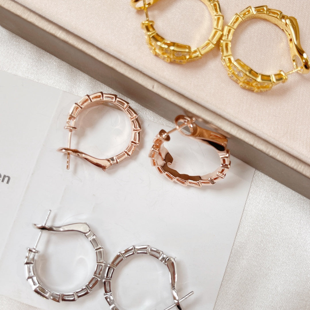 [Lumi Jewels]SERPENTI EARRINGS DIAMOND