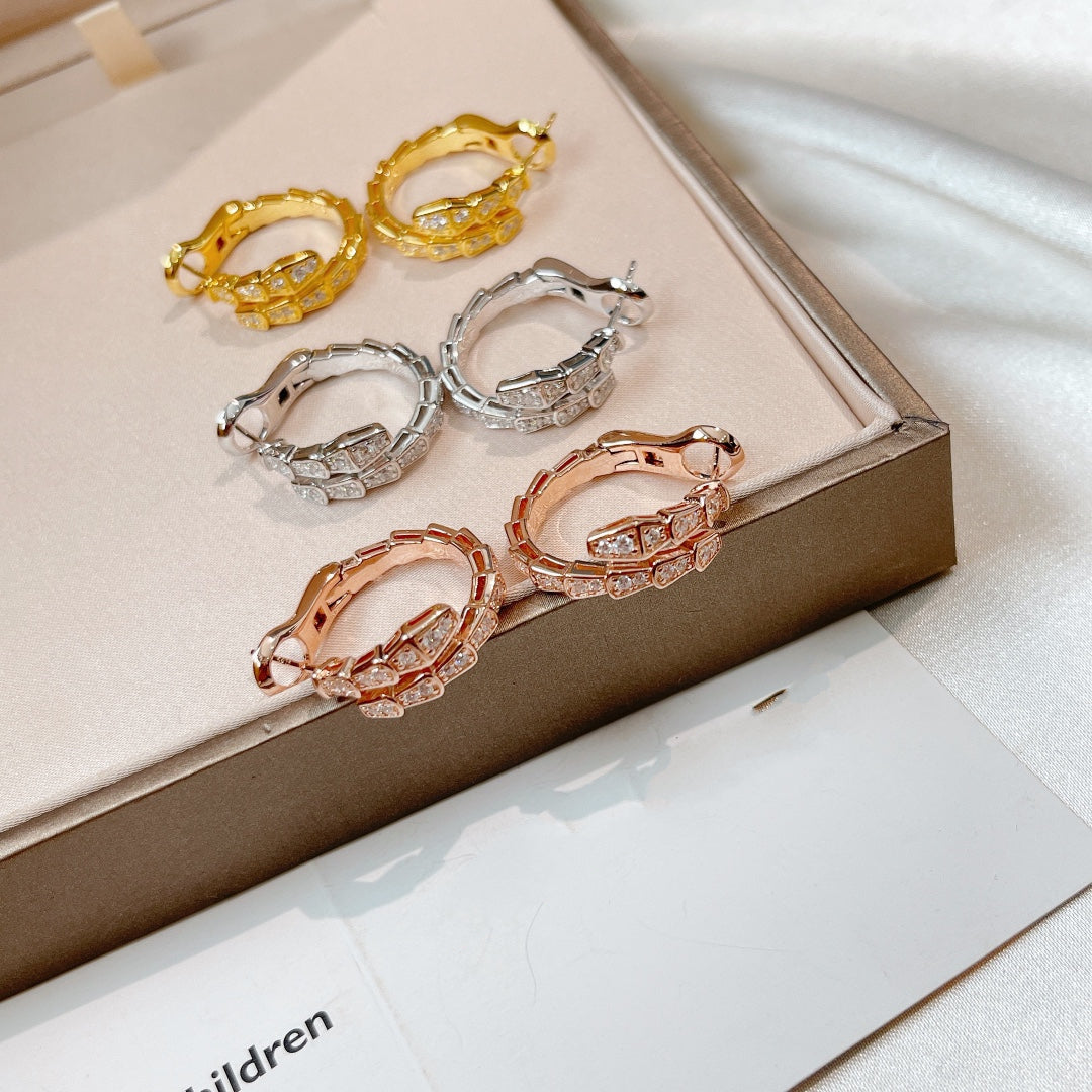 [Lumi Jewels]SERPENTI EARRINGS DIAMOND