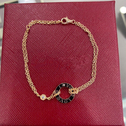 [Lumi Jewels]BRACELET LOVE 2 DIAMANTS