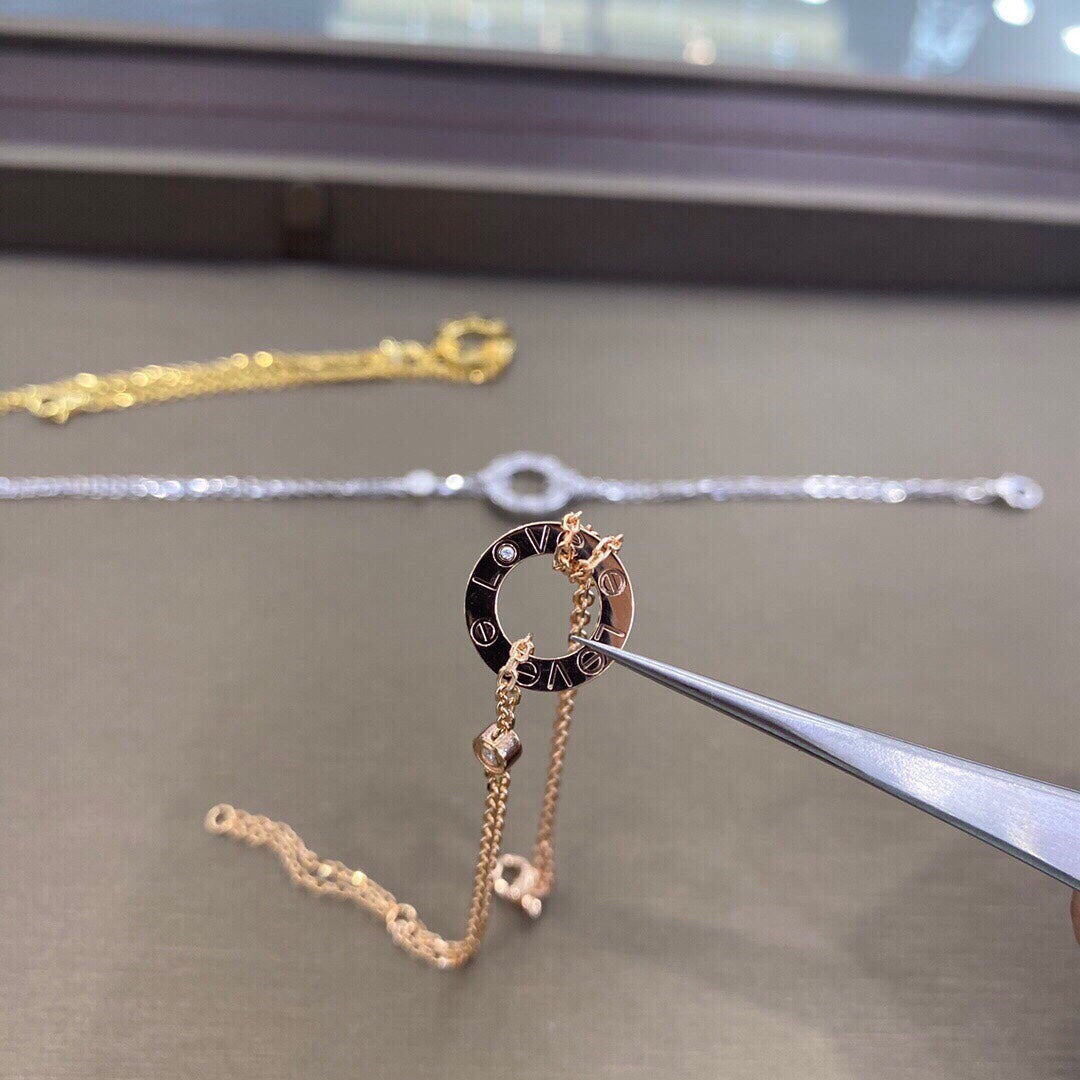 [Lumi Jewels]BRACELET LOVE 2 DIAMANTS