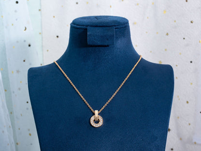 [Lumi Jewels]GARI NECKLACE PINK GOLD DIAMOND