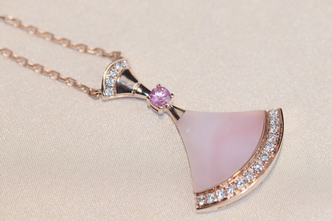 [Lumi Jewels]DREAM NECKLACE PINK MOP DIAMOND