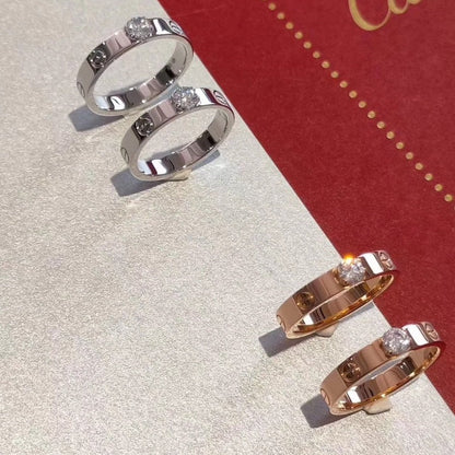 [Lumi Jewels]LOVE RING 3.6MM 1 BIG DIAMOND