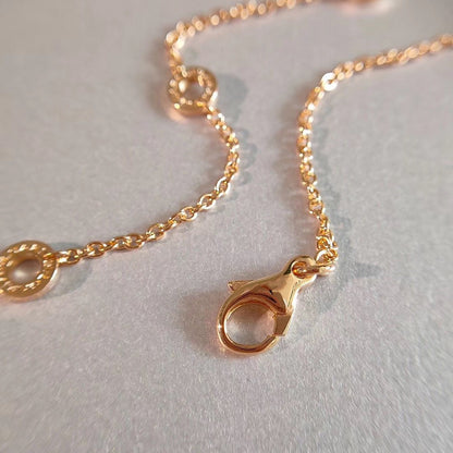 [Lumi Jewels]ZERO 1 NECKLACE PINK GOLD