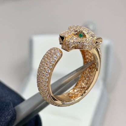 [Lumi Jewels]PANTHERE PINK GOLD DIAMOND RING