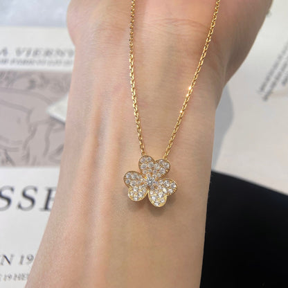 [Lumi Jewels]FLOWER DIAMOND NECKLACE