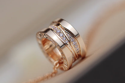 [Lumi Jewels]ZERO 1 PINK GOLD DIAMOND NECKLACE