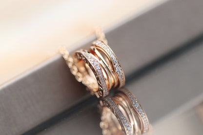 [Lumi Jewels]ZERO 1 PINK GOLD NECKLACE