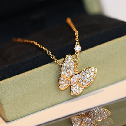 [Lumi Jewels]BUTTERFLY DIAMOND NECKLACE
