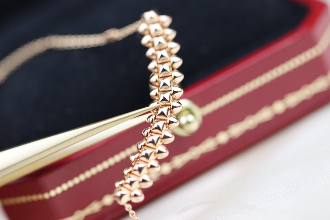 [Lumi Jewels]CLASH PINK GOLD NECKLACE