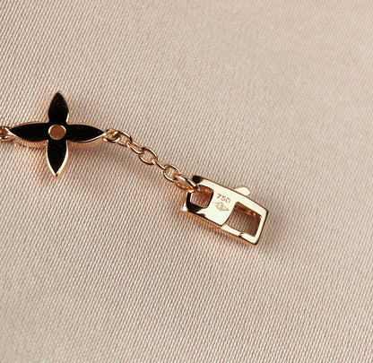 [Lumi Jewels]STAR AND SUN 7 MOTIFS GOLD BRACELET
