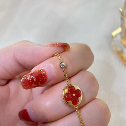 [Lumi Jewels]SUN PEDANT CARNELIAN BRACELET
