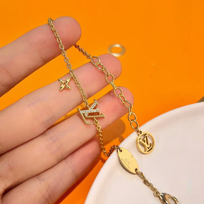[Lumi Jewels]LOGO STAR MOTIF GOLD BRACELET