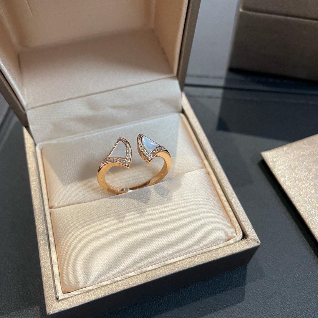 [Lumi Jewels]DREAM MOP DIAMOND OPEN RING