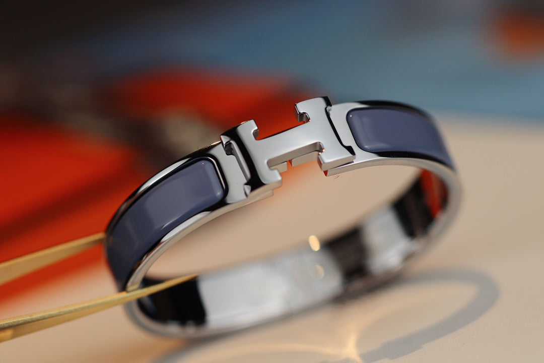 [Lumi Jewels]H BRACELET 12MM BLUE GRAY