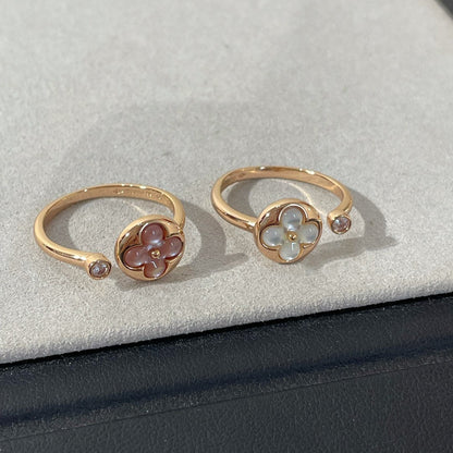 [Lumi Jewels]SUN 1 DIAMOND PINK MOP RING