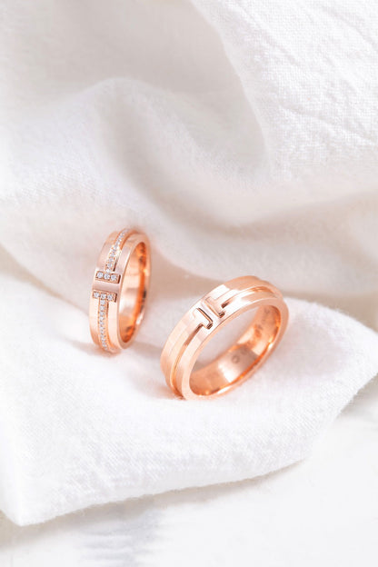 [Lumi Jewelry]T PINK GOLD RING
