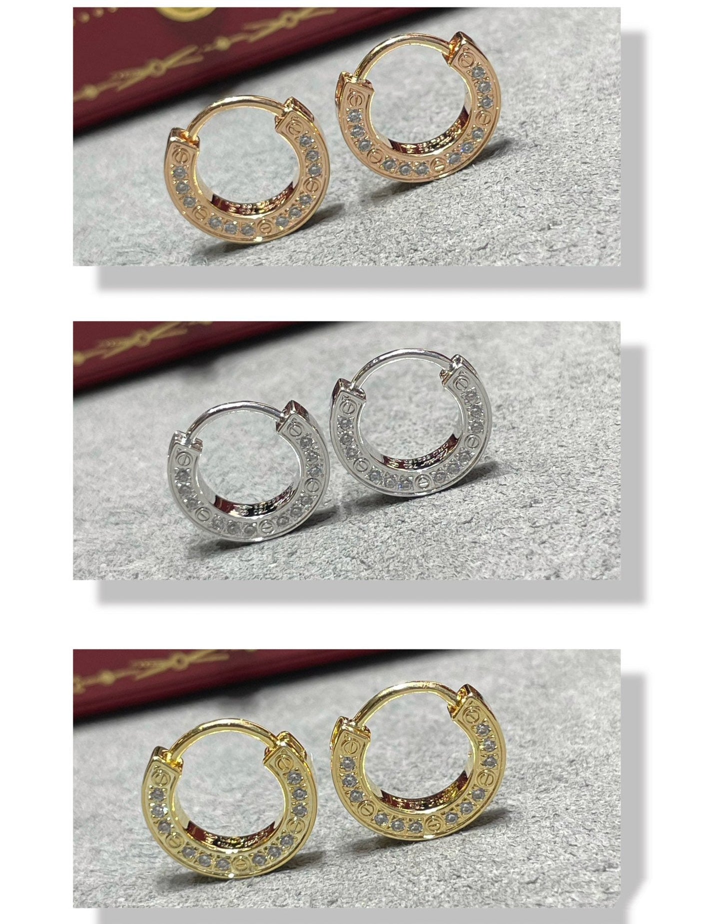 [Lumi Jewels]LOVE DIAMOND EARRINGS