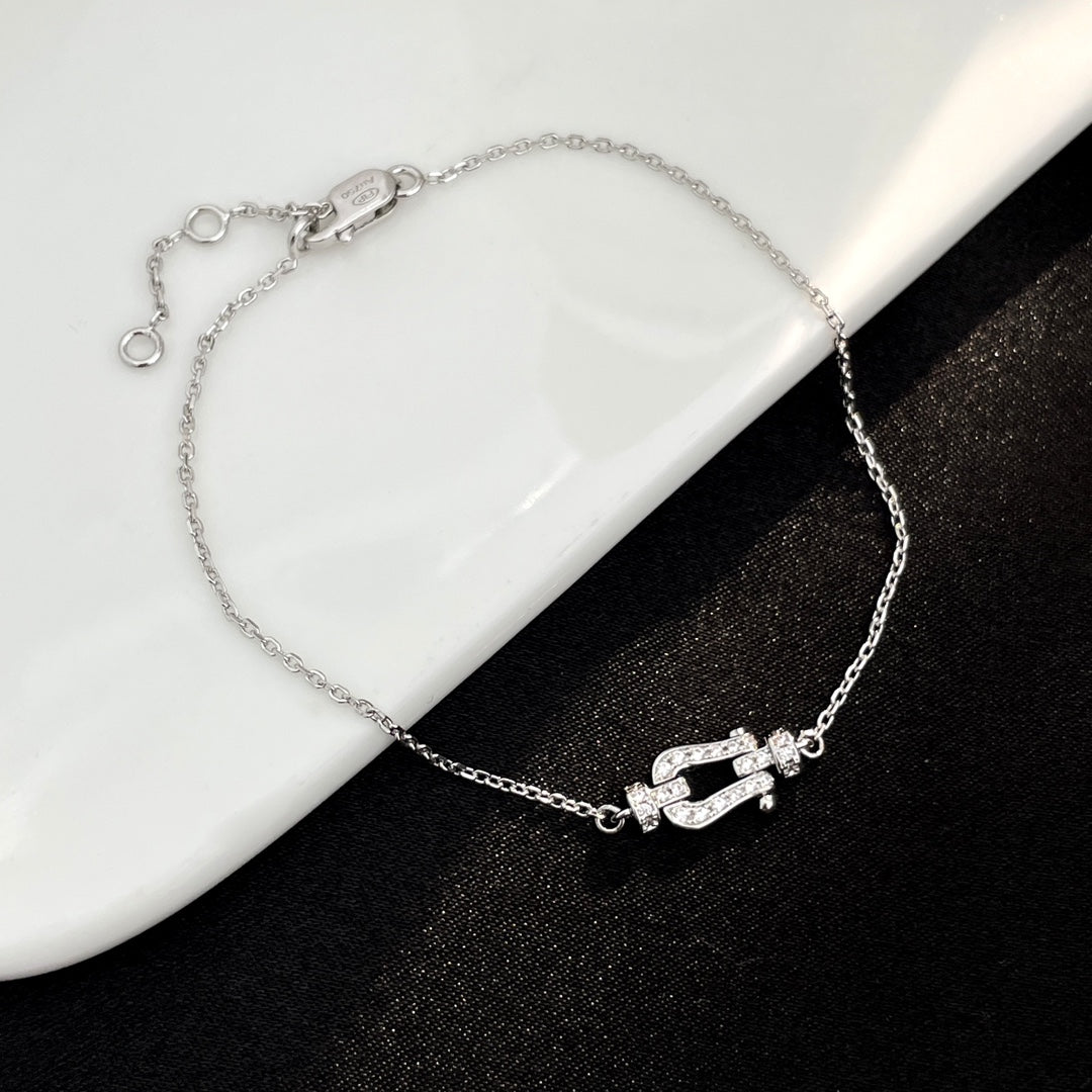 [Lumi Jewels]FORCE 10 FULL DIAMOND BUCKLE CHAIN LINK MINI MODEL