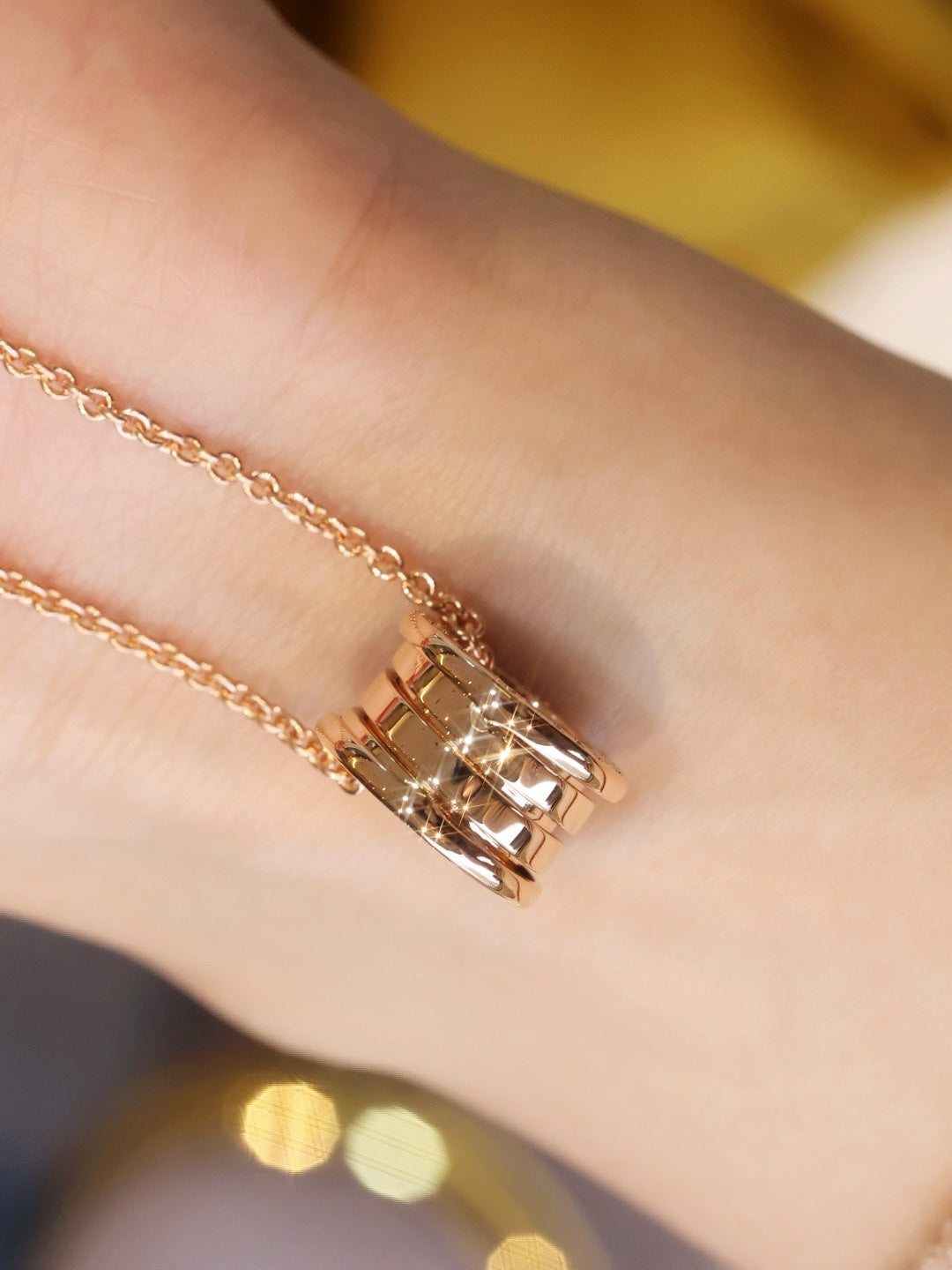 [Lumi Jewels]ZERO 1 PINK GOLD NECKLACE