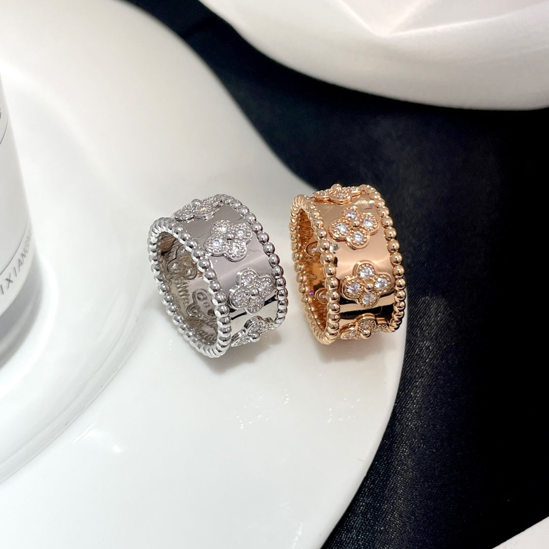 [Lumi Jewels]BAGUE PERLÉE DIAMANT GRANDE TAILLE