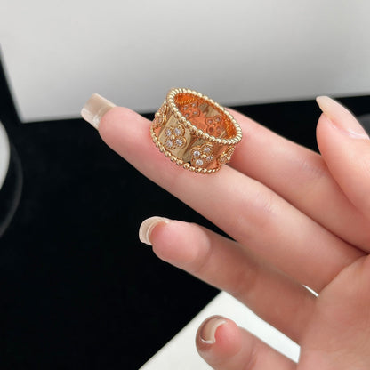 [Lumi Jewels]BAGUE PERLÉE DIAMANT GRANDE TAILLE