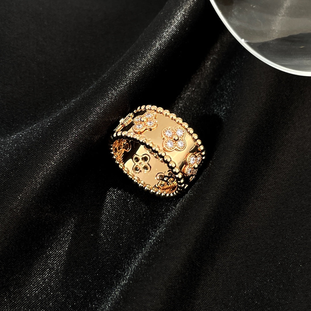 [Lumi Jewels]BAGUE PERLÉE DIAMANT GRANDE TAILLE
