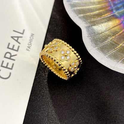 [Lumi Jewels]BAGUE PERLÉE DIAMANT GRANDE TAILLE
