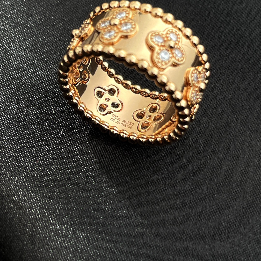 [Lumi Jewels]BAGUE PERLÉE DIAMANT GRANDE TAILLE