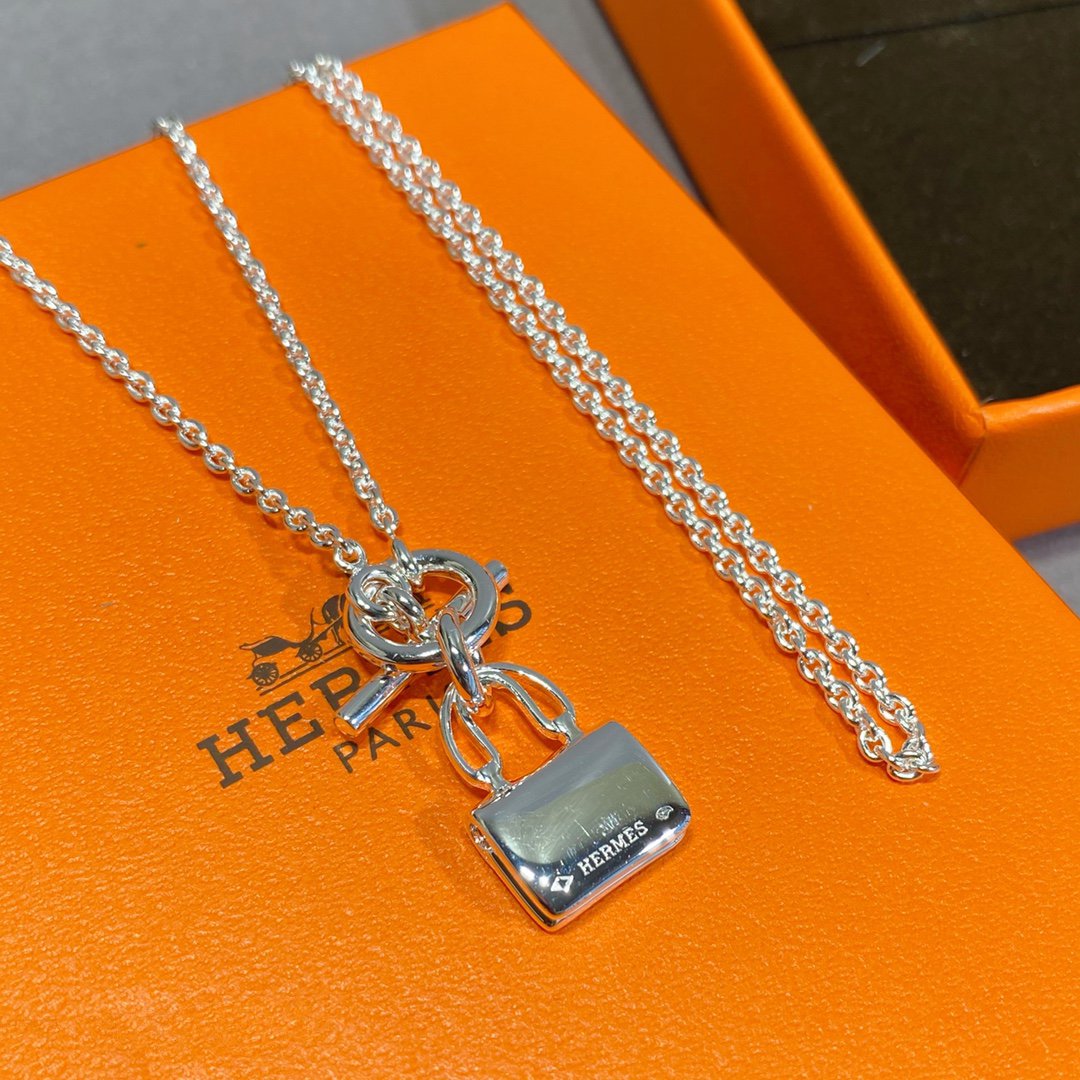 [Lumi Jewels]CONSTANCE PEDANT SILVER NECKLACE