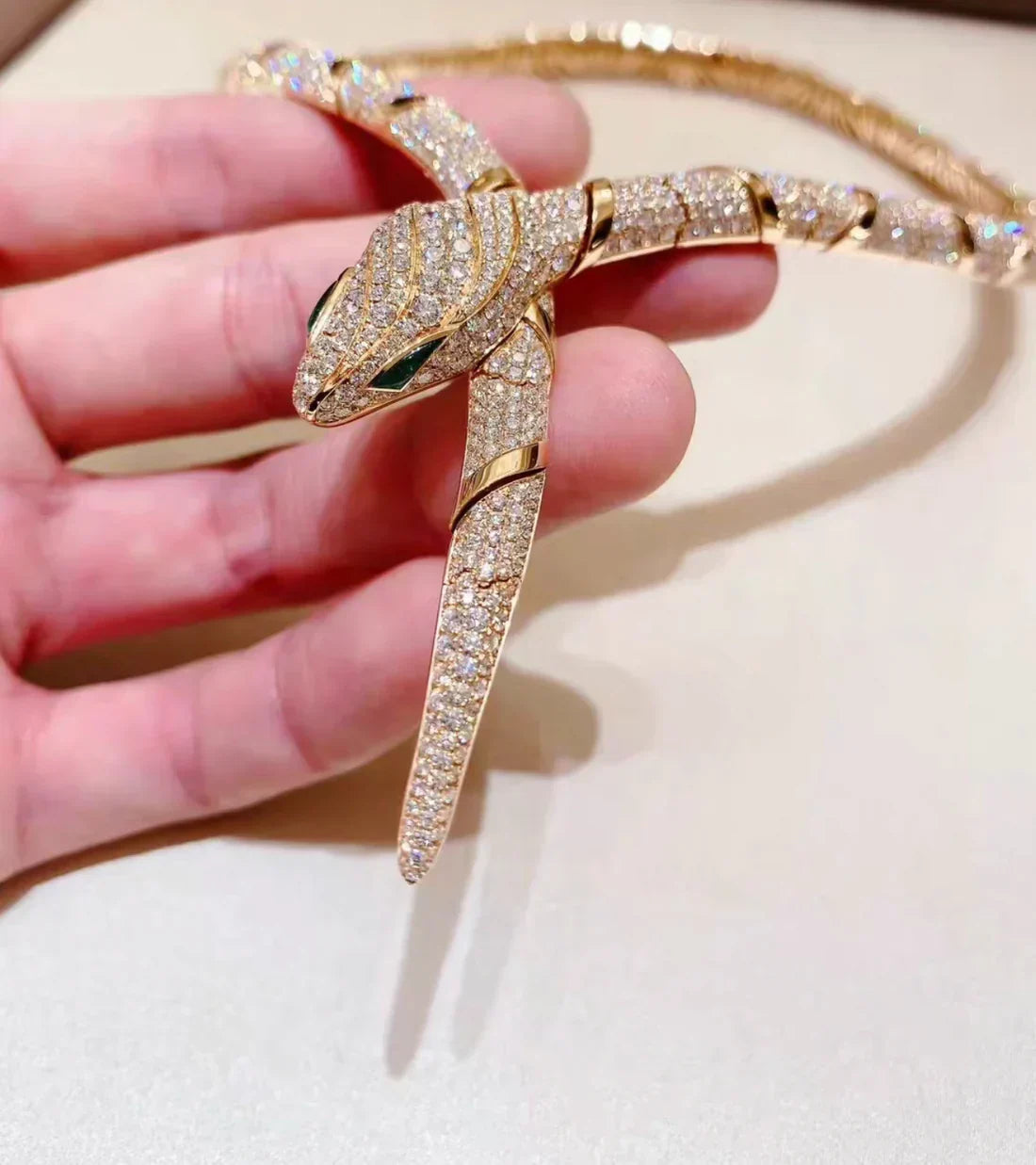 [Lumi Jewels]HAUTE COUTURE GOLD SERPENTI NECKLACE