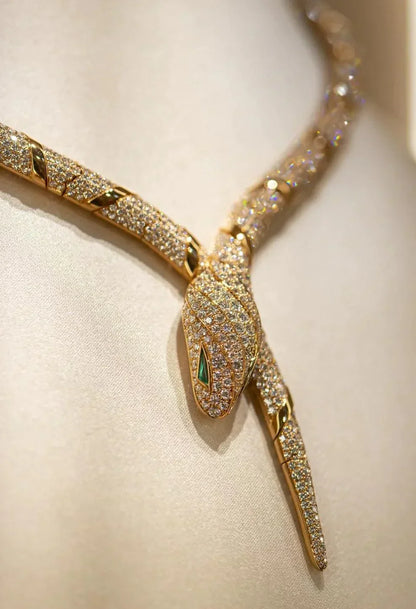 [Lumi Jewels]HAUTE COUTURE GOLD SERPENTI NECKLACE